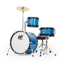 Batterie junior 3 pièces Westbury WST-JR3-BS avec siège (bleu pailleté)