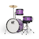 Westbury WST-JR3-PS 3 Piece Junior Drum Set Complete With Throne (Purple Sparkle)