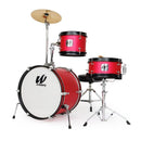 Westbury WST-JR3-RS 3 Piece Junior Drum Set Complete With Throne (Red Sparkle)