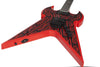 Schecter WARHAMMER FR NORSE DRAGON PINSTRIPE Wylde Audio Electric Guitar (Red)