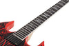 Schecter WARHAMMER FR NORSE DRAGON PINSTRIPE Wylde Audio Electric Guitar (Red)