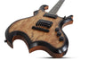 Guitare électrique Schecter WRATHMAKER Wylde Audio (Spalted Maple with Black Burst)