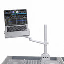 ProX X-FLEXARM WH Support de bras réglable pour ordinateur portable 12-17", VESA 75 x 75 et 100 x 100 pour moniteur 17-32" (blanc)