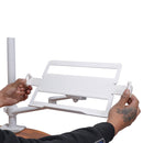ProX X-FLEXARM WH Support de bras réglable pour ordinateur portable 12-17", VESA 75 x 75 et 100 x 100 pour moniteur 17-32" (blanc)