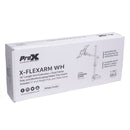 ProX X-FLEXARM WH Support de bras réglable pour ordinateur portable 12-17", VESA 75 x 75 et 100 x 100 pour moniteur 17-32" (blanc)