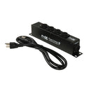 ProX X-PWTR1X5 BOX PowerCenter Répartiteur d'alimentation à 4 voies pour une véritable connexion électrique alimentant 5 appareils