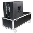 ProX X-EVO1250X2W ATA Flight Case for 2xRCF EVOX12 or EV Evolve 50 Compact Arrays Fits Two Speakers and Subwoofers