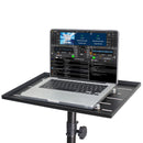 Ensemble ProX X-TR1912-SW15 comprenant un plateau pour ordinateur portable X-TR1912 et un trépied X-SW15 avec roues en W