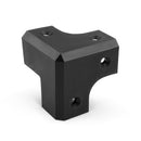 Adam Hall AH-X318787 Coin d'armoire en plastique noir - 45 mm