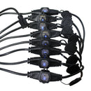 ProX XC-MEP12-529 Male NEMA 120VAC to 9-Outet Female Edison 12/3AWG Power Extension Cable - 52'