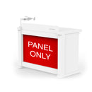 ProX XFH-B3 FCPANEL WH Front Central Panel Cover for B3 DJ Table Workstation (White)