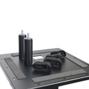 ProX XFH-MHSTANDX2BL Pair Of Totem DJ Stand with Carrying Bags (Black)