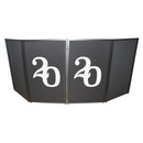 Prox xf-S2020x2 2020 Scrims d'amélioration de la façade numérique - Nombres blancs sur le noir, ensemble de deux