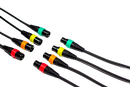 Zoom XLR-4C/CP XLR Microphone Cables w/ Color ID Rings