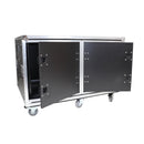 Flight case ProX XS-2X12USLAM24 pour consoles de mixage, avec roulettes, support antichoc pour rack à rack