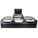 ProX XS-CDM3000WLTBL DJ Coffin Case for Pioneer 2X CDJ-3000 CD and DJM-900NXS2 Mixer W/Wheels & Laptop Shelf (Black on Black)