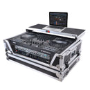 ProX XS-FLX102U WLT étui pour contrôleur DJ Pioneer DDJ-FLX10 avec étagère pour ordinateur portable 2U roues spatiales