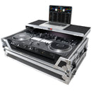 ProX XS-DDJREV7WLT Case for Pioneer DDJ-REV7 DJ Controller with Laptop Shelf Wheels and 1U Rackspace