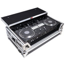 ProX XS-DDJREV7WLT Case for Pioneer DDJ-REV7 DJ Controller with Laptop Shelf Wheels and 1U Rackspace