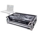 ProX XS-RANEFOURW ATA Flight Style Road Case For RANE Four or RANE Performer DJ Controller with 1U Rack Space and Wheels