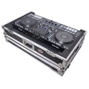 ProX XS-RANEFOURW ATA Flight Style Road Case For RANE Four or RANE Performer DJ Controller with 1U Rack Space and Wheels