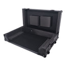 ProX XS-RANEFOURWBL ATA Flight Style Road Case For RANE Four or RANE Performer DJ Controller with 1U Rack Space and Wheels (Black Finish)