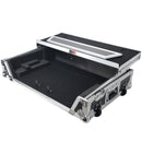 Flight case ProX XS-RANEONEWLT pour contrôleur DJ RANE ONE avec étagère coulissante pour ordinateur portable, support 1U et roues