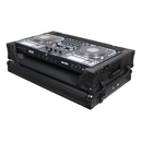ProX XS-RANEFOURWBL ATA Flight Style Road Case For RANE Four or RANE Performer DJ Controller with 1U Rack Space and Wheels (Black Finish)