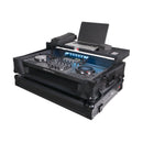 ProX XS-SCLIVE4 WLTBL LED Case For Denon SC Live 4 Controller with Laptop Shelf 1U Rack Space RGB LED (Black)
