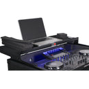 ProX XS-SCLIVE4 WLTBL LED Case For Denon SC Live 4 Controller with Laptop Shelf 1U Rack Space RGB LED (Black)