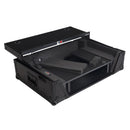 Flight case de transport ProX XS-U2915WLTBL2ULED pour contrôleur DJ Pioneer avec plateau pour ordinateur portable et roulettes (Noir)