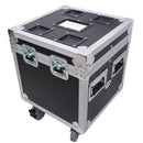ProX XS-UTL17 ATA Valise de rangement robuste pour voyage utilitaire avec roulettes de 4" - Extérieur 18" x 18" x 18'