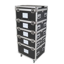 ProX XS-UTL2430TIER5 Flight case utilitaire TruckPax à 5 niveaux pour camion, transport routier