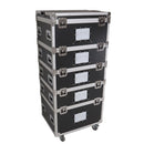 ProX XS-UTL2430TIER5 Flight case utilitaire TruckPax à 5 niveaux pour camion, transport routier