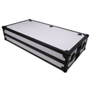 ProX XS-ZTABLE WH MK2 Table DJ Station de travail mobile Flight Case style avec poignées et roues