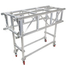 ProX XT-PreRig5ft Pre-Rig Rectangular Truss Segment with Removable Rolling Base System - 5 ft