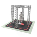 Stand de salon professionnel ProX KTP-999X - 9,42 L X 9,42 L X 9,20 PI H avec conception en forme de X au centre SÉRIE K pour travaux légers