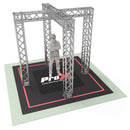 Stand de salon professionnel ProX KTP-999X - 9,42 L X 9,42 L X 9,20 PI H avec conception en forme de X au centre SÉRIE K pour travaux légers