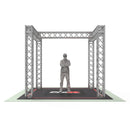 ProX KTP-E1099H Tradeshow Booth - 9.42 W X 9.42 L X 9.20 FT H with H Shape Design in center K SERIES Light Duty