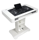 ProX XZF-DJ PRIME4 W PLATE de remplacement pour plaque frontale supérieure Denon PRIME 4 pour tour de contrôle DJ Podium (blanc)