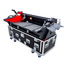 ProX XZF-DIG Q338 2x2U iGiCo Quantum 338 Console hydraulique rabattable, levage facile à rétracter, Rack 2x2U, Flight Case