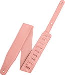 Levy's M26GFP-SLM Sangle de guitare en cuir pastel (saumon)