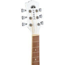 Luna AR BOR WHT Aurora Borealis 3/4 Acoustic Guitar (White Sparkle)