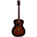 Luna ART VINTAGE FOLK Left-Handed Acoustic Guitar (Distressed Vintage Brownburst)