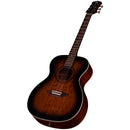 Luna ART VINTAGE FOLK Left-Handed Acoustic Guitar (Distressed Vintage Brownburst)