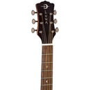 Luna ART VINTAGE FOLK Left-Handed Acoustic Guitar (Distressed Vintage Brownburst)
