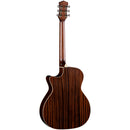 Guitare acoustique/électrique Luna ART VINTAGE Grand Auditorium (finition vintage marron vieilli)