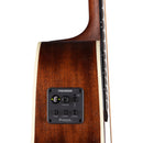 Guitare acoustique/électrique Luna ART VINTAGE Grand Auditorium (finition vintage marron vieilli)