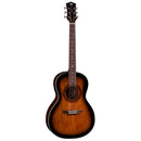 Guitare acoustique/électrique Luna ART VINTAGE Parlor (Brownburst vintage vieilli)
