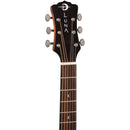 Guitare acoustique/électrique Luna ART VINTAGE Parlor (Brownburst vintage vieilli)